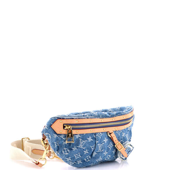 Louis Vuitton High Rise Bum Bag Monogram Denim - Picture 2 of 8